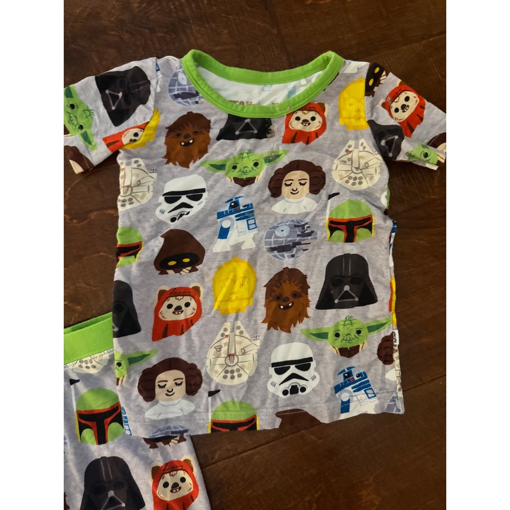 Little Sleepies "Legends of the Galaxy" Star Wars Short Sleeve Pajama Set - Picture 2 of 3
